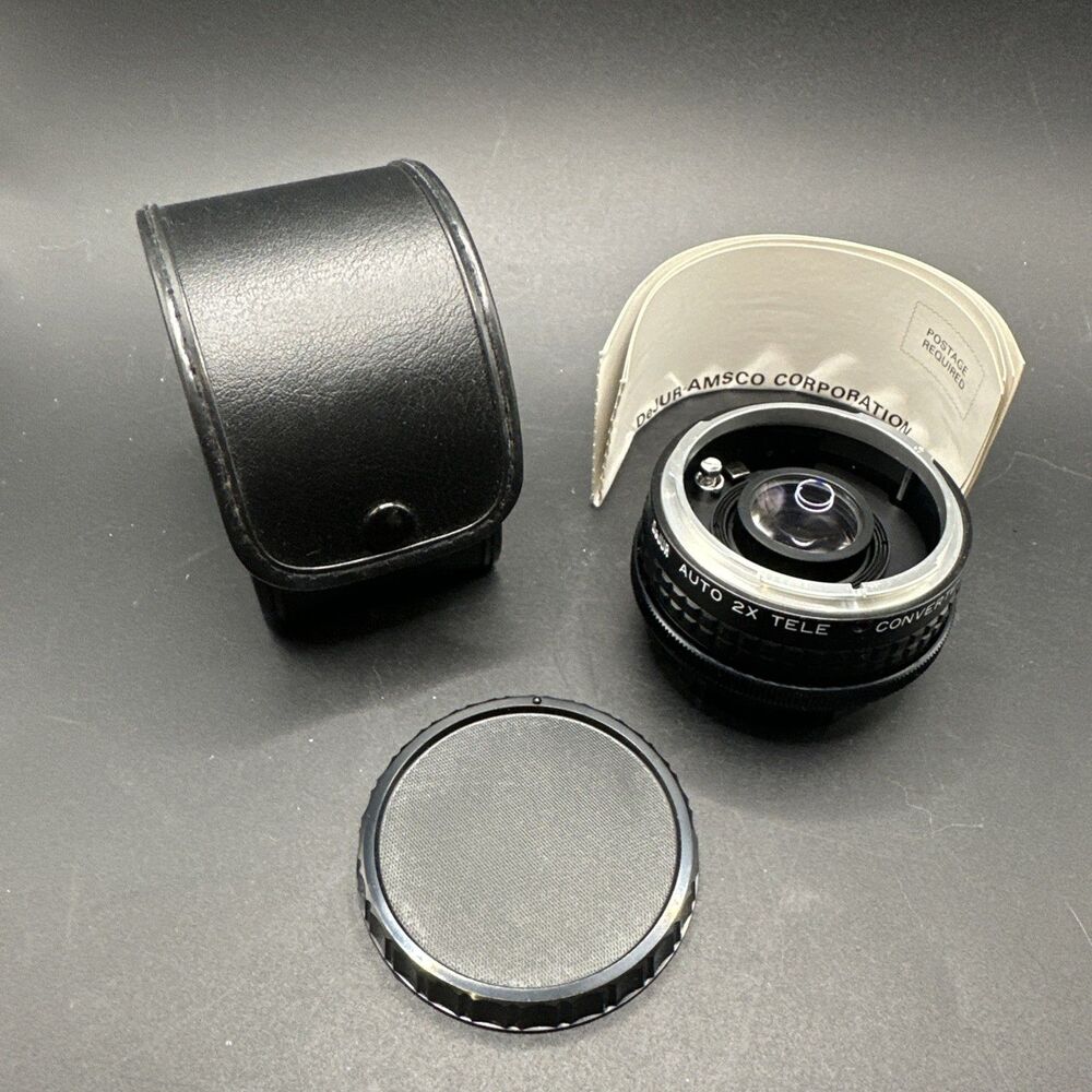 DeJUR Auto Tele Converter 2X With Caps and Case